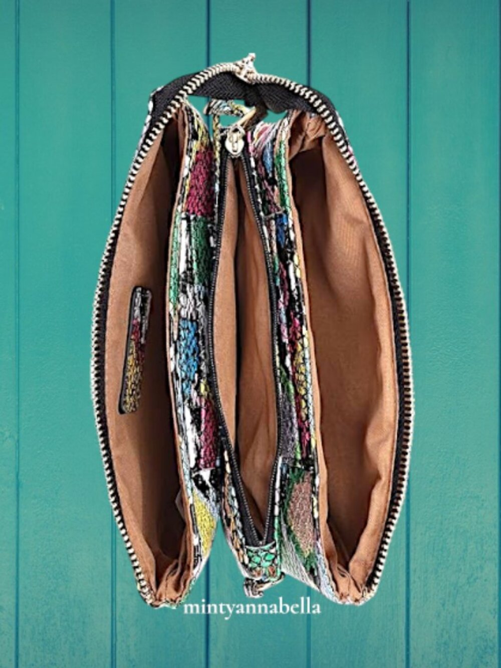 Brentano Snake Print Bag - Picture 4 of 12
